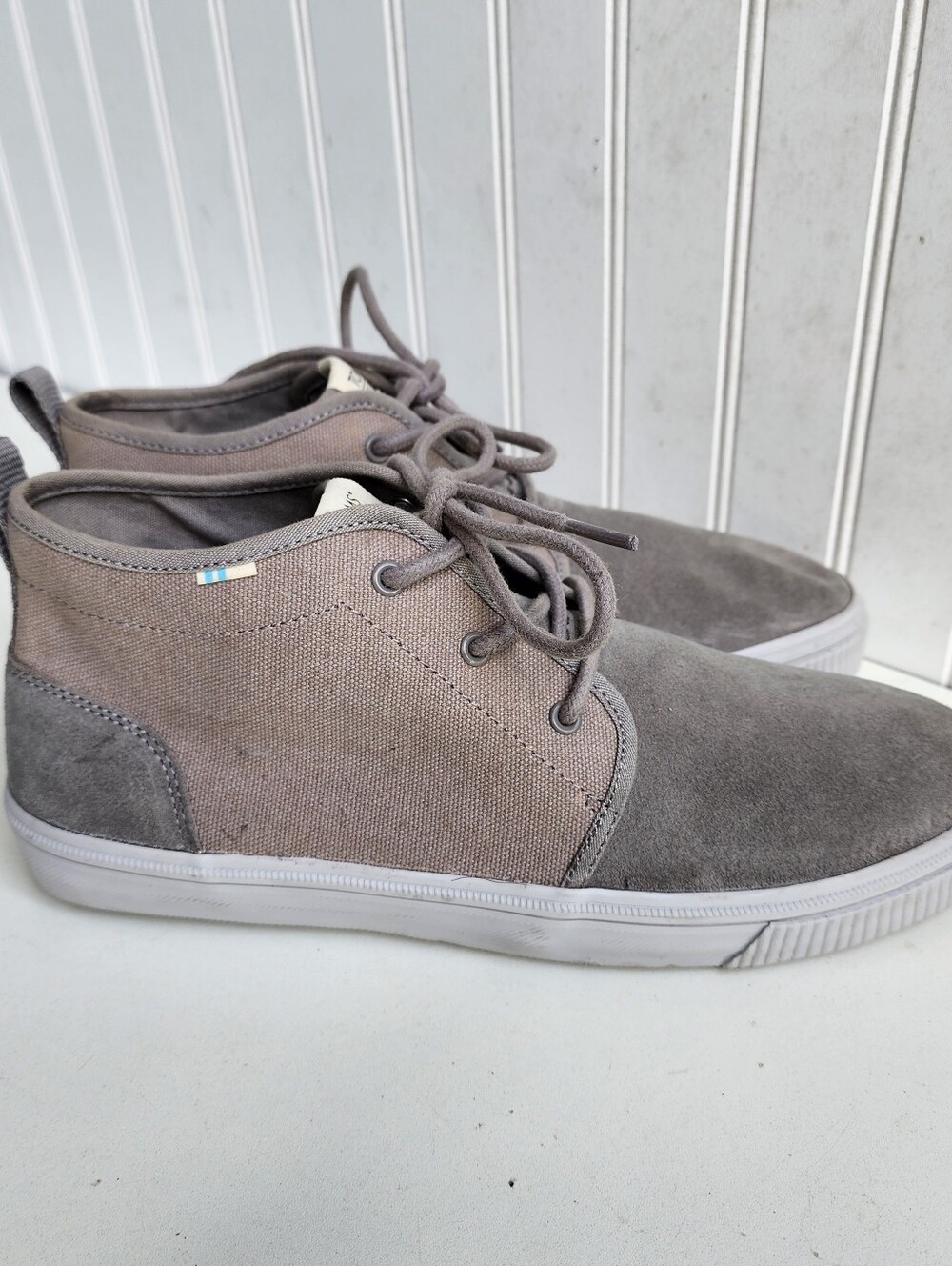 TOMS Carlo Mid Terrain Lace-Up Brown Sneakers, Men's 9.5